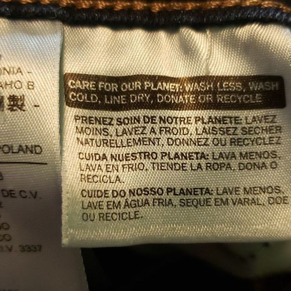 Levi's 711 Skinny Dark Wash Ladies Jeans 25 - Picture 7 of 7